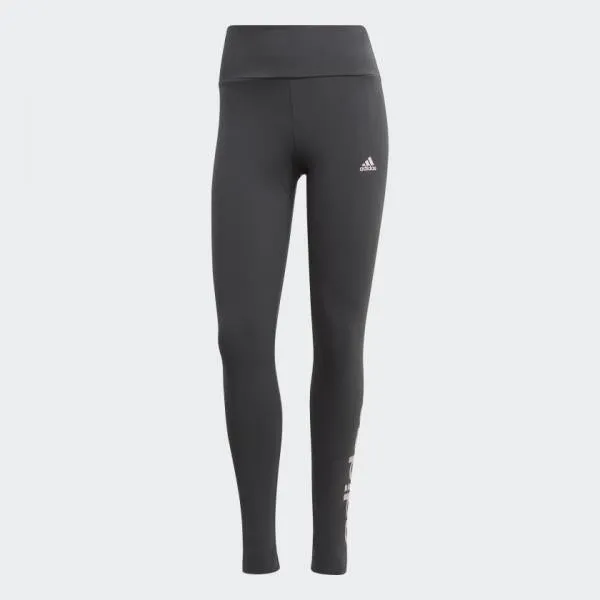 adidas - Women - Essentials High Waist Leggings - Grey/Pink