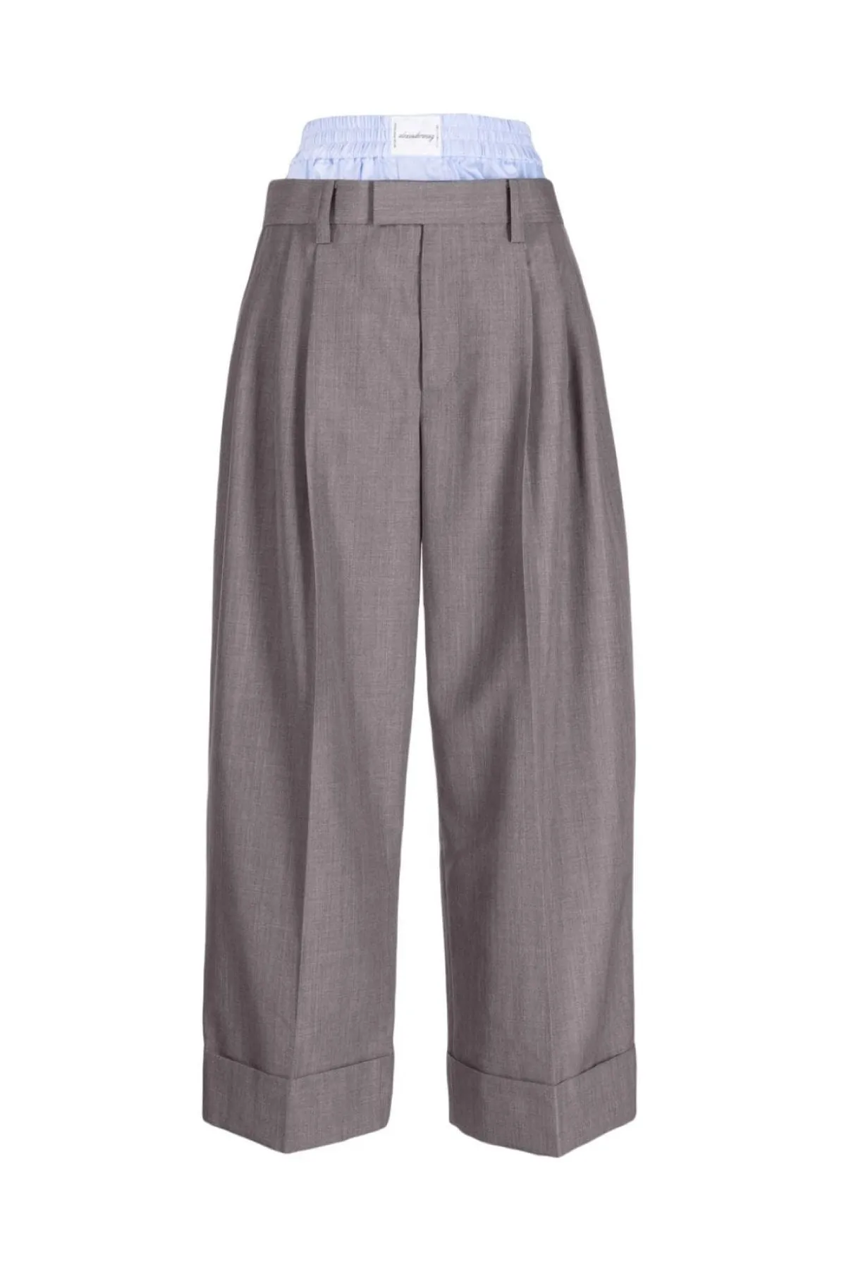 Alexander Wang Layered Tailored Trouser - Grey