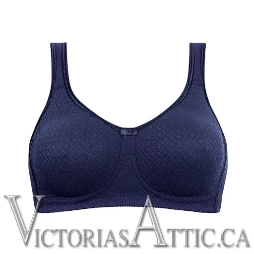 Amoena Mira Mastectomy Bra Dark Blue