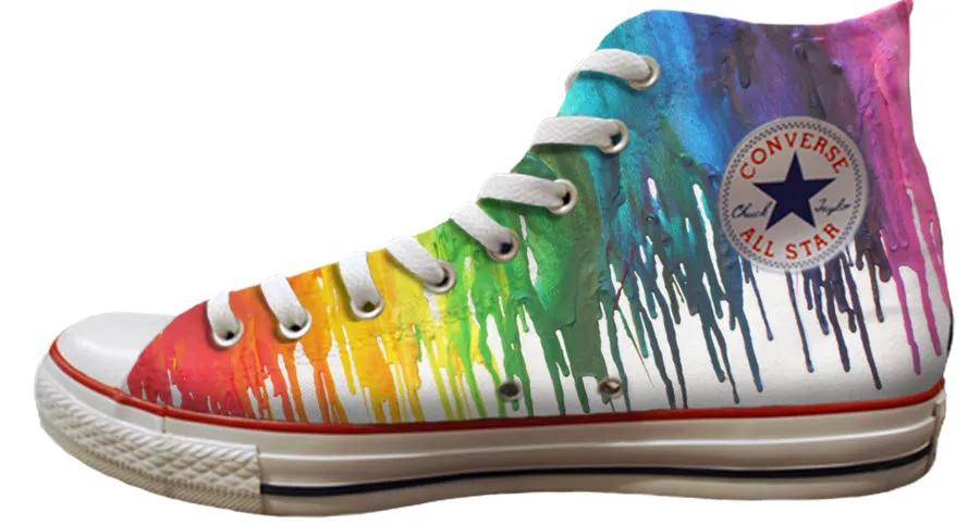 Baggins Original Hi Top Pride Crayon Drip