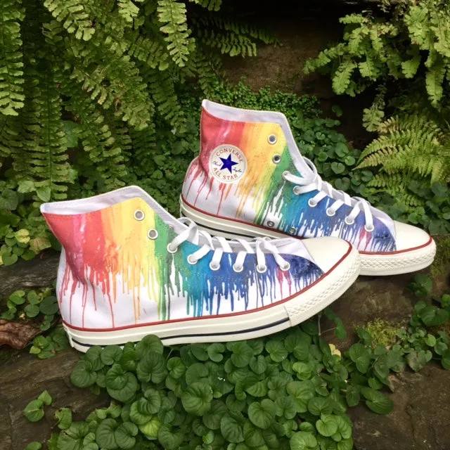 Baggins Original Hi Top Pride Crayon Drip