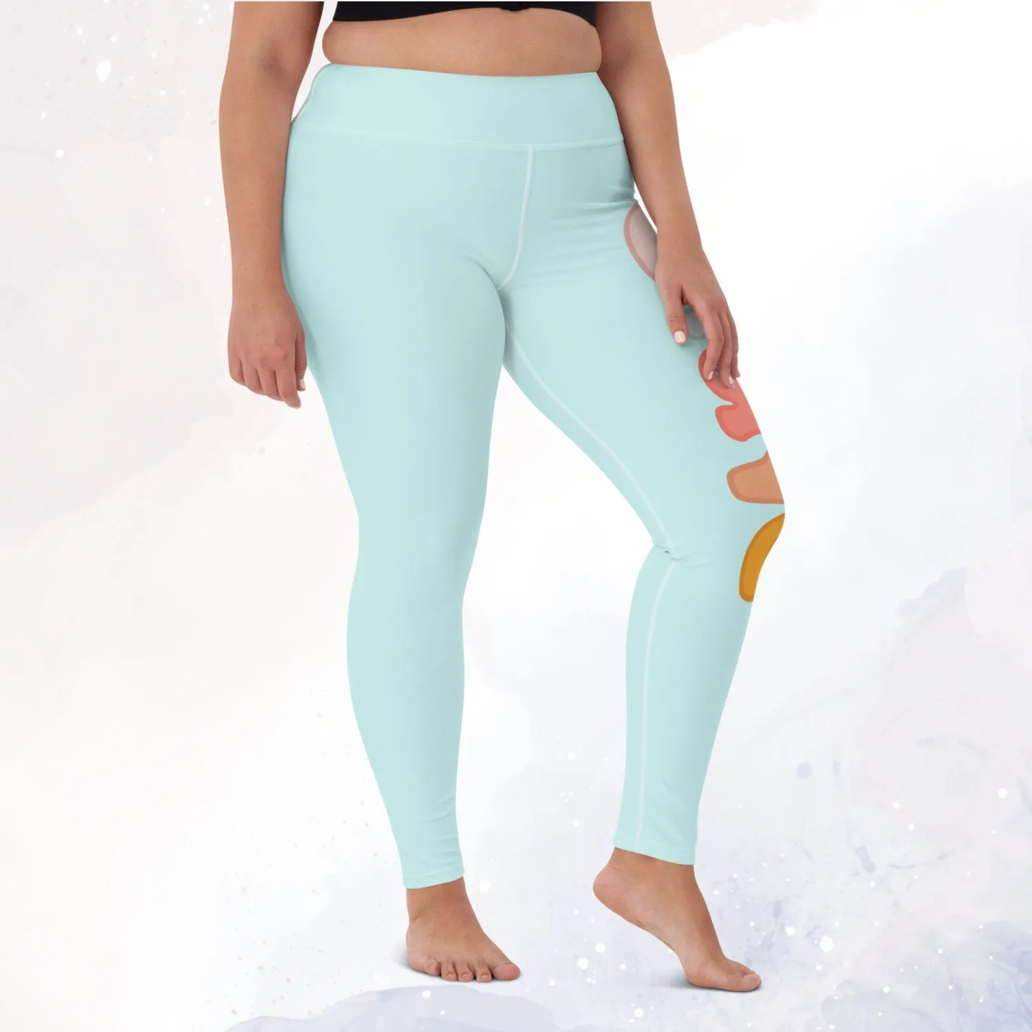 Be Brave Blue Everyday Leggings