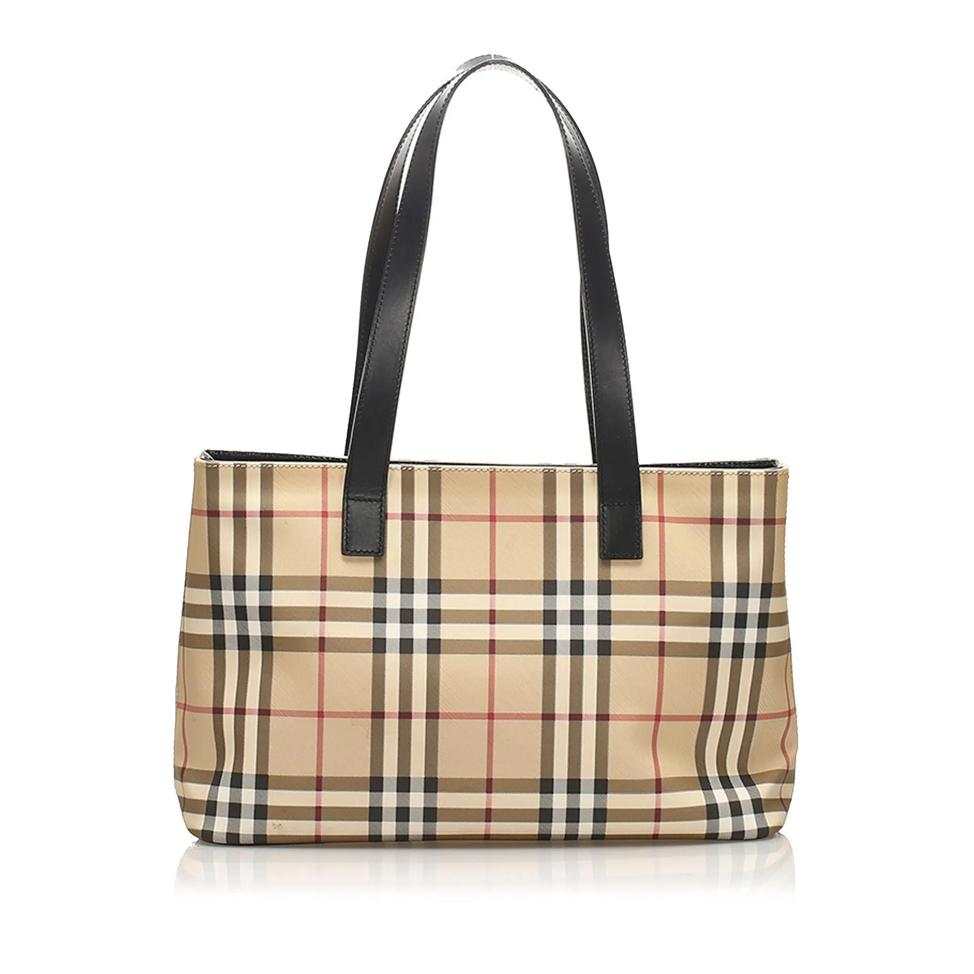 Burberry House Check Canvas Shoulder Bag (SHG-11703)