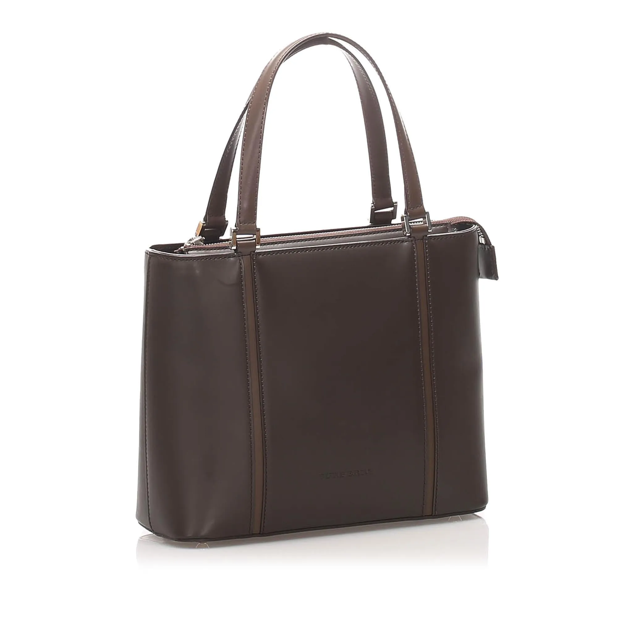 Burberry Leather Handbag (SHG-10732)