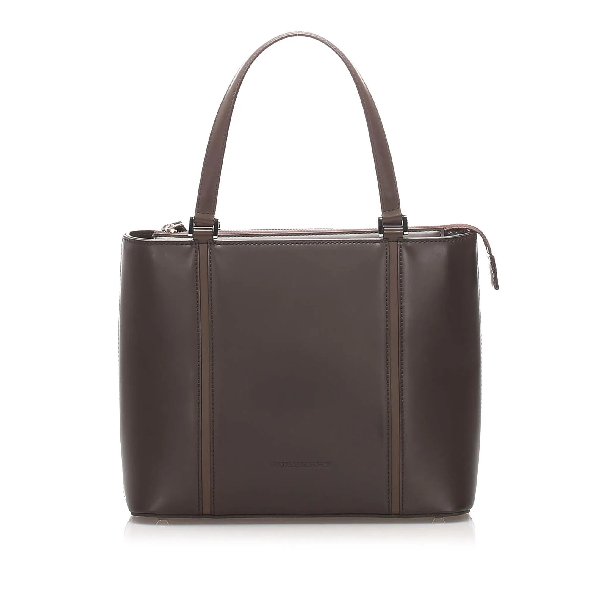 Burberry Leather Handbag (SHG-10732)