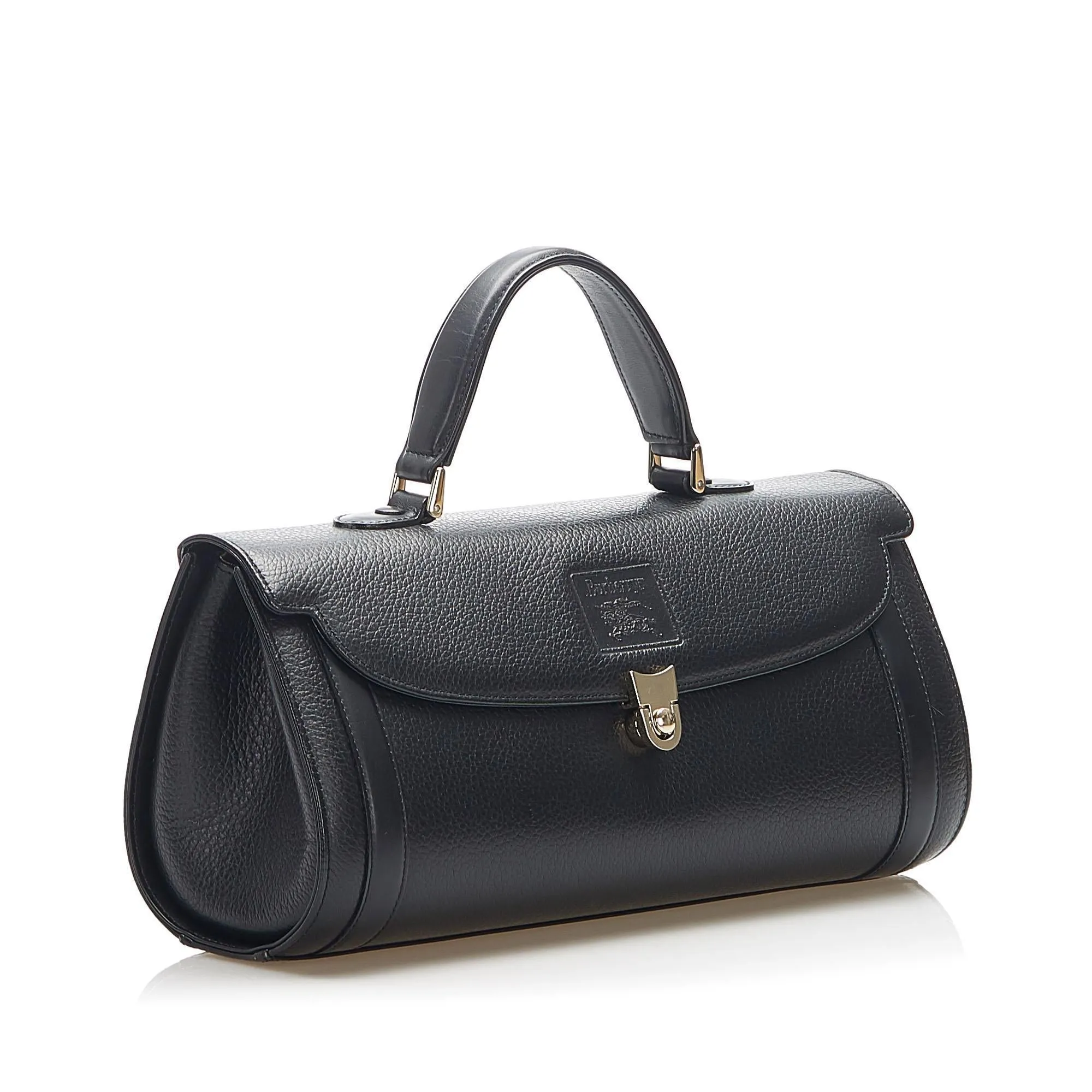 Burberry Leather Handbag (SHG-16205)