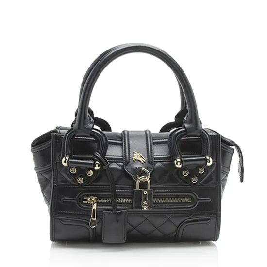 Burberry Leather Manor Mini Satchel