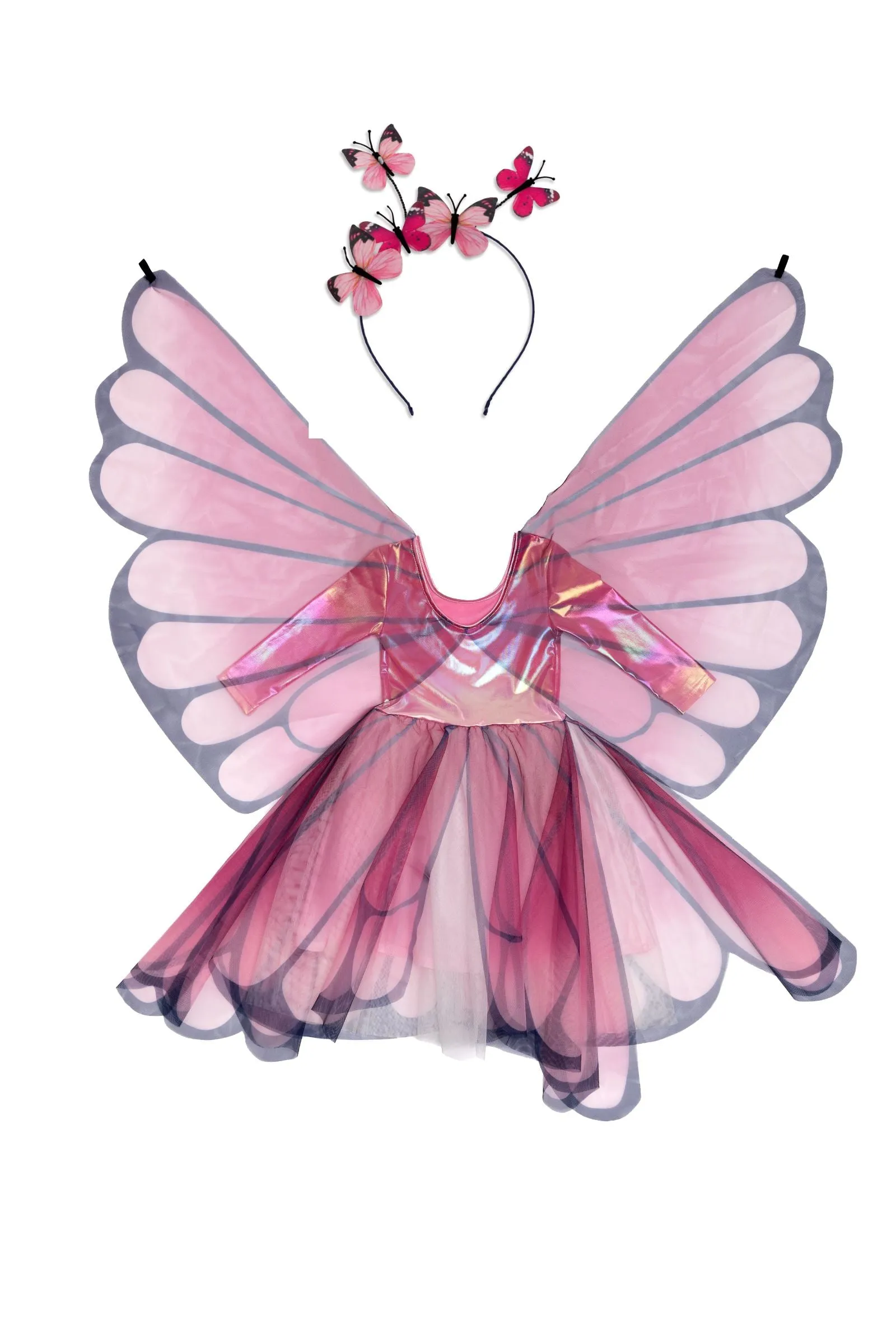 Butterfly Twirl Dress with Wings