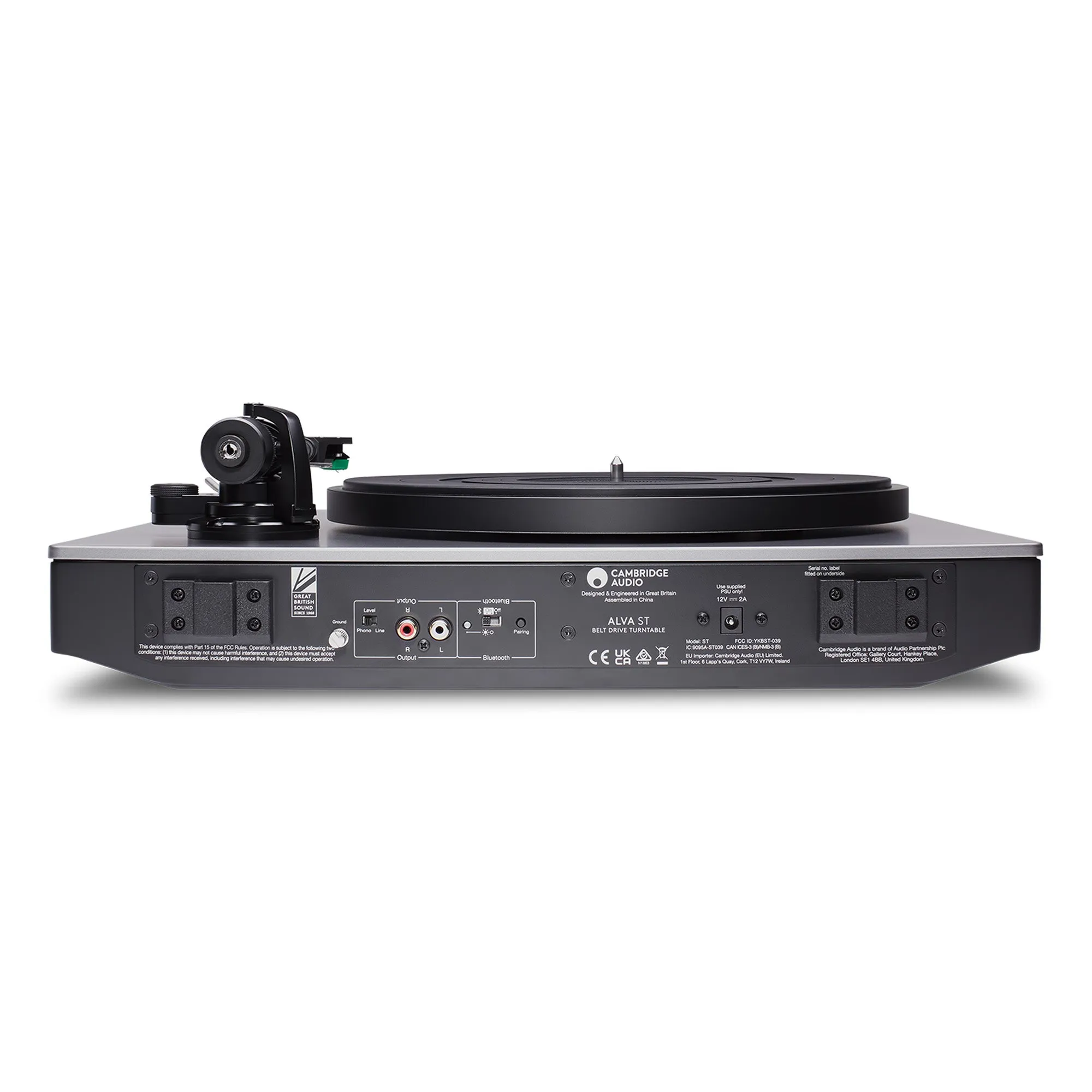 Cambridge Audio Alva ST Belt Drive Turntable with Bluetooth Aptx HD