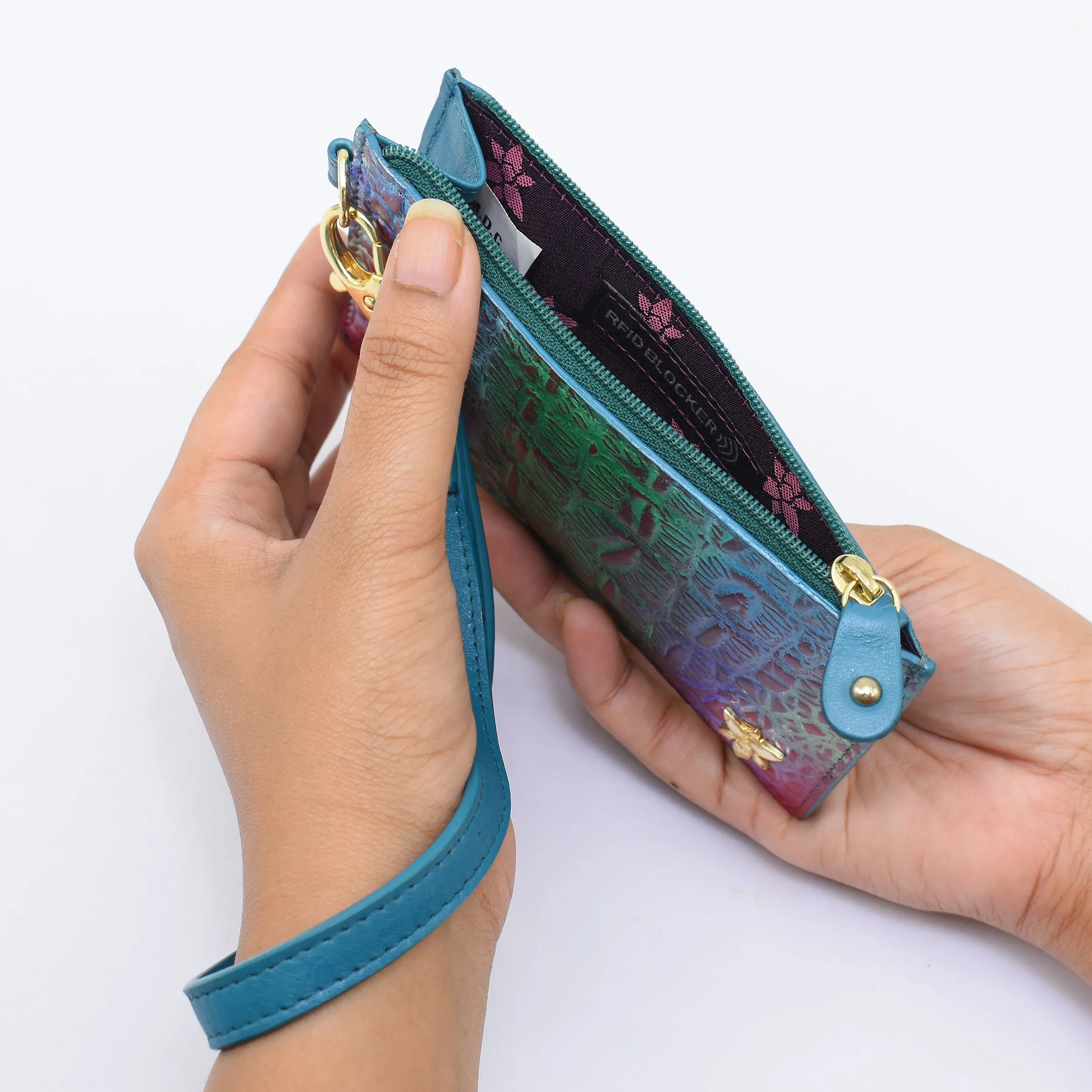 Card Holder with Wristlet - 1180