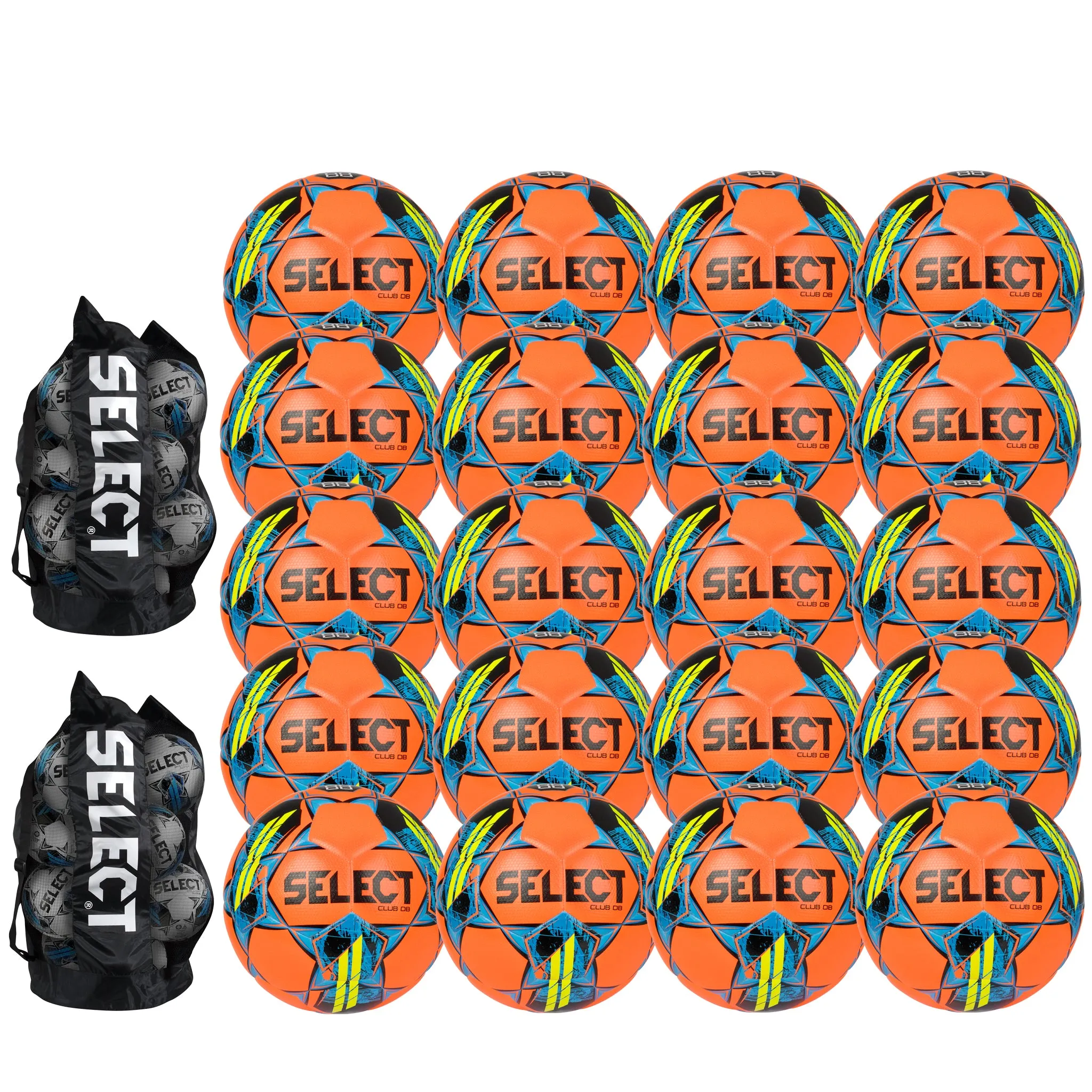 Club DB v22 Pack  - 20 Balls with 2 Duffle Bags