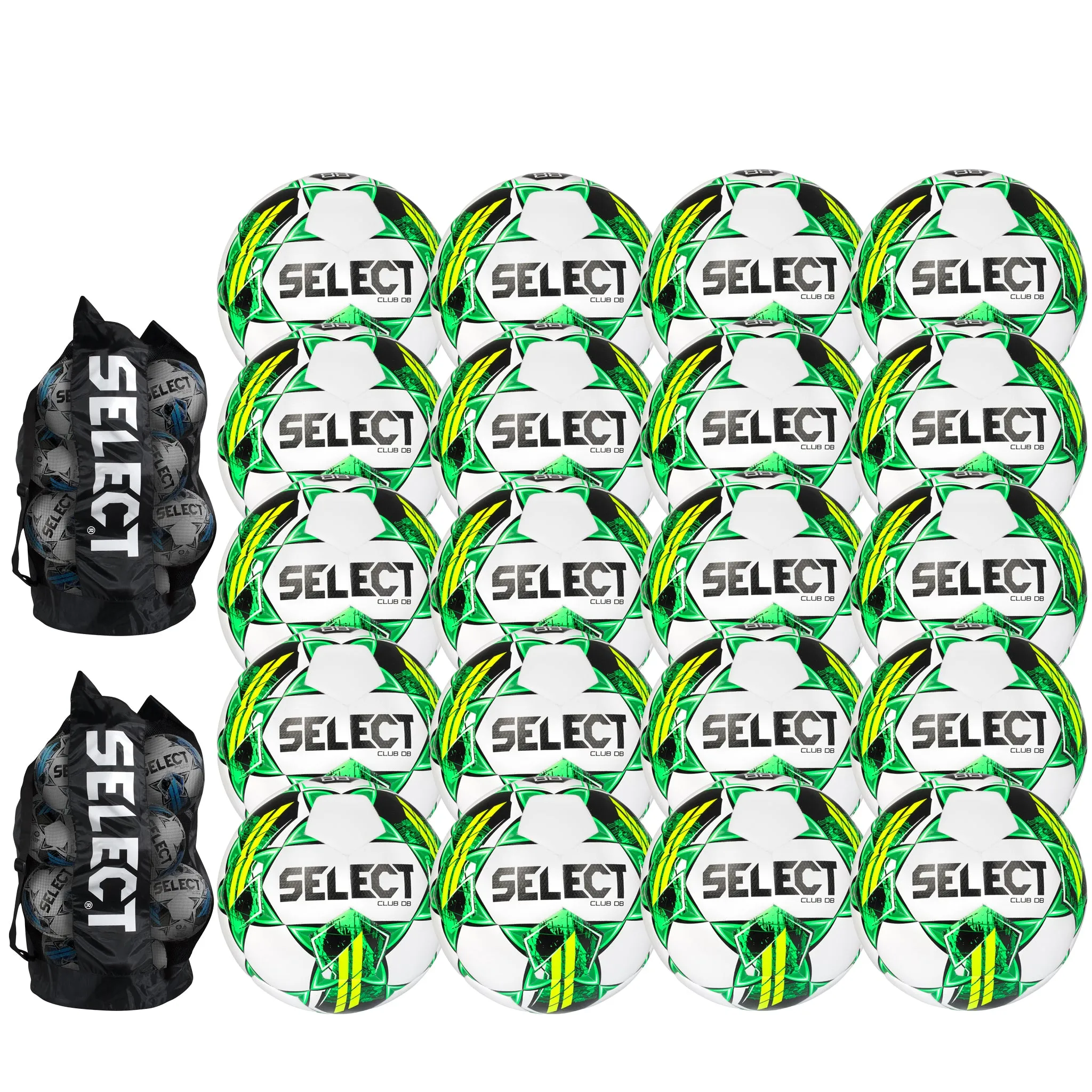 Club DB v22 Pack  - 20 Balls with 2 Duffle Bags