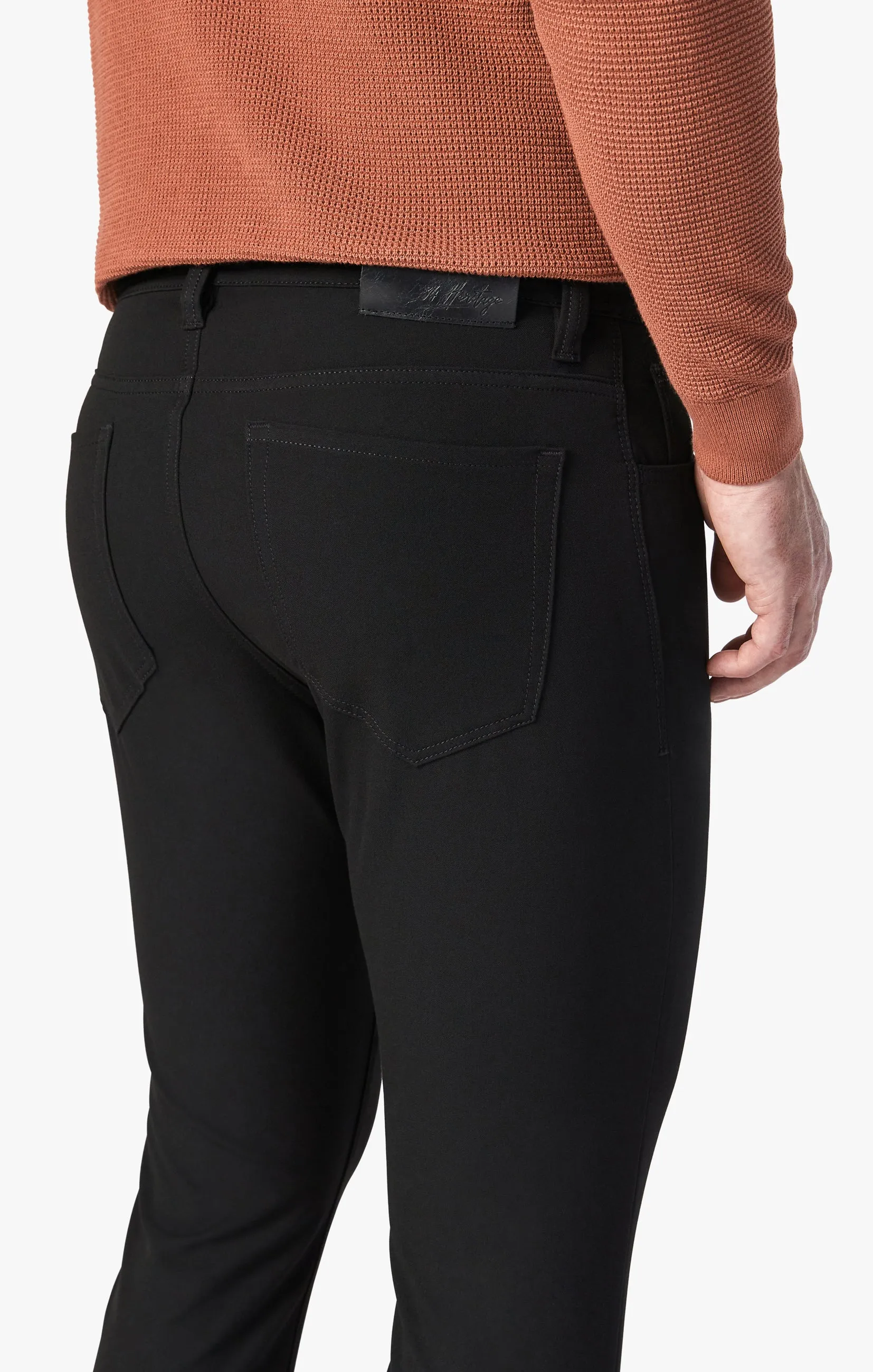 Cool Slim Leg Pants in Black Elite