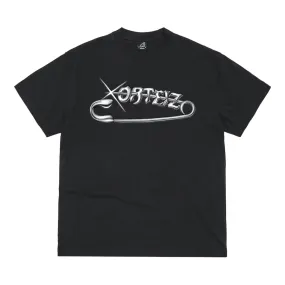 Corteiz Safety Pin Tee Black