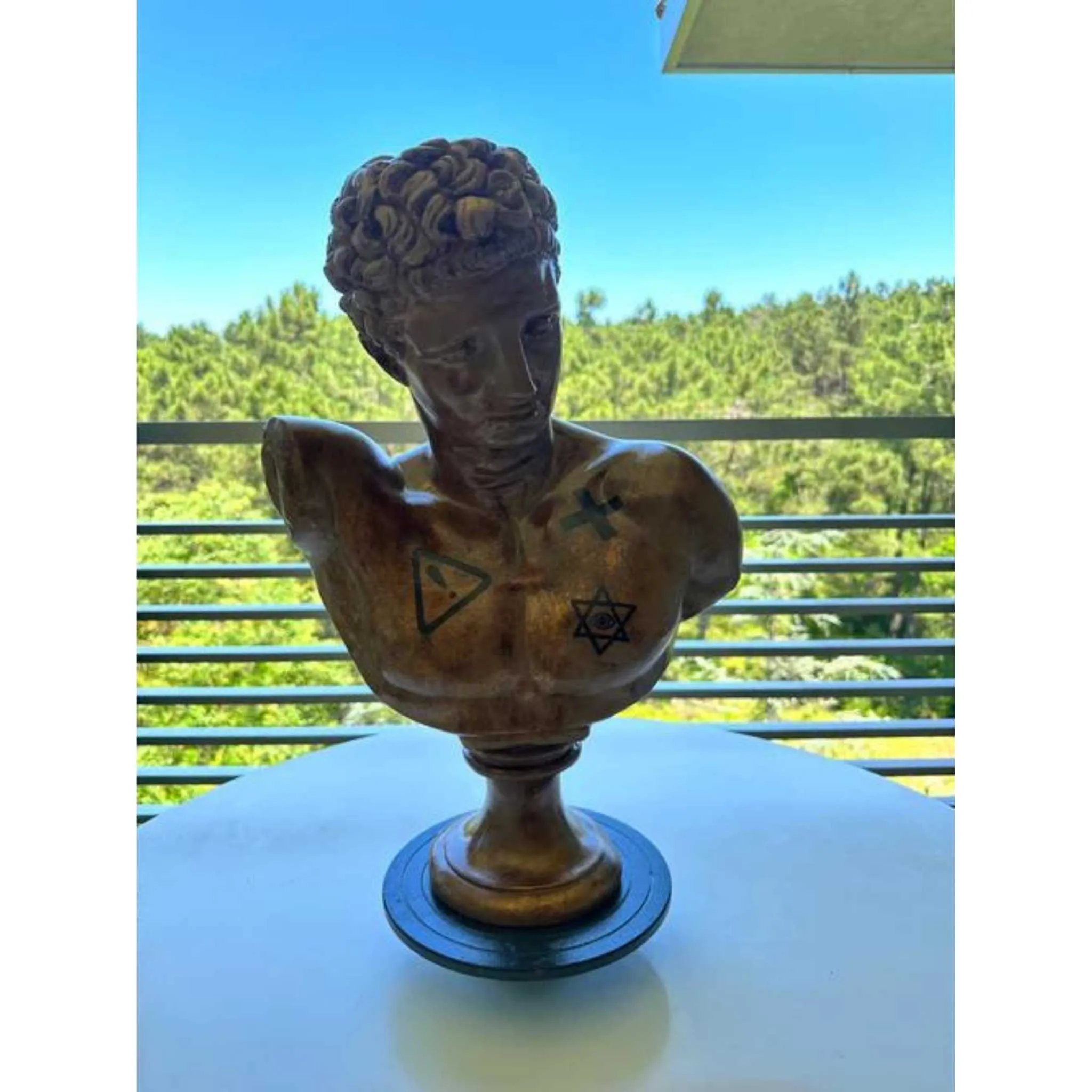 Cosmic Messenger: The Rustic Hermes Bust 1/1