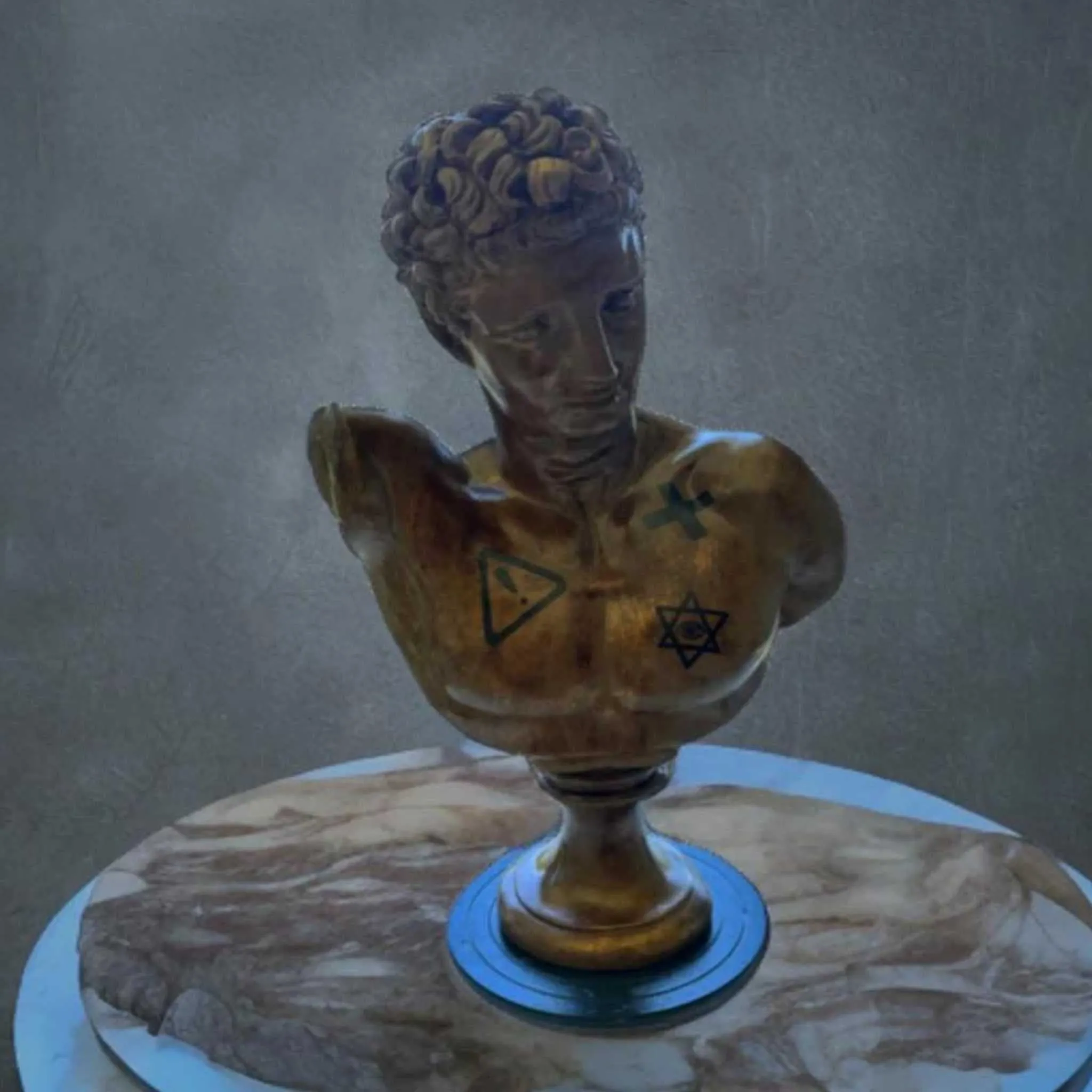 Cosmic Messenger: The Rustic Hermes Bust 1/1