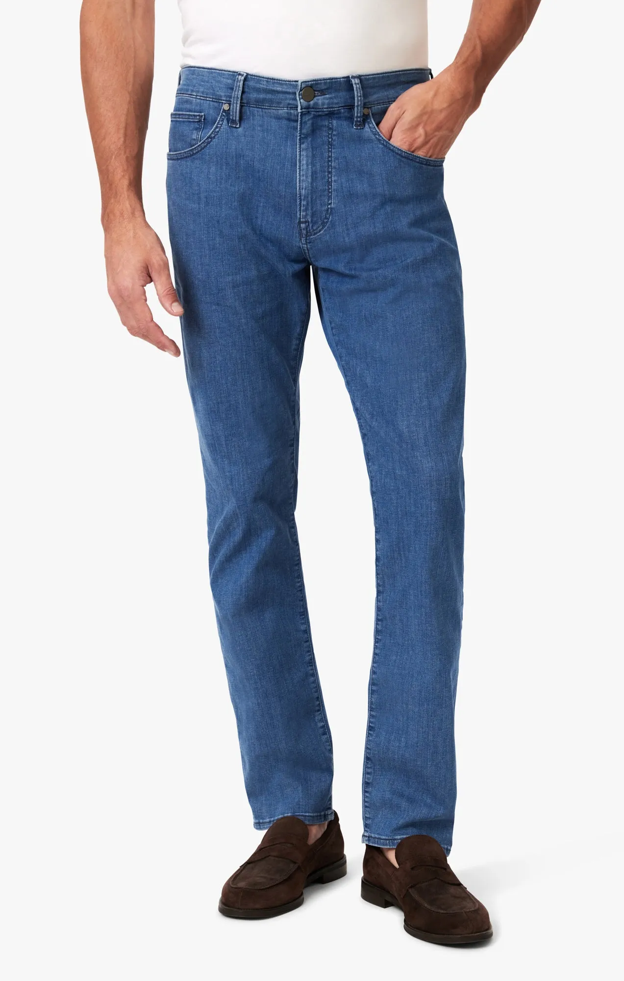 Courage Straight Leg Jeans In Light Shaded Kona