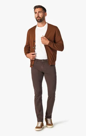 Courage Straight Leg Pants In Fudge Twill