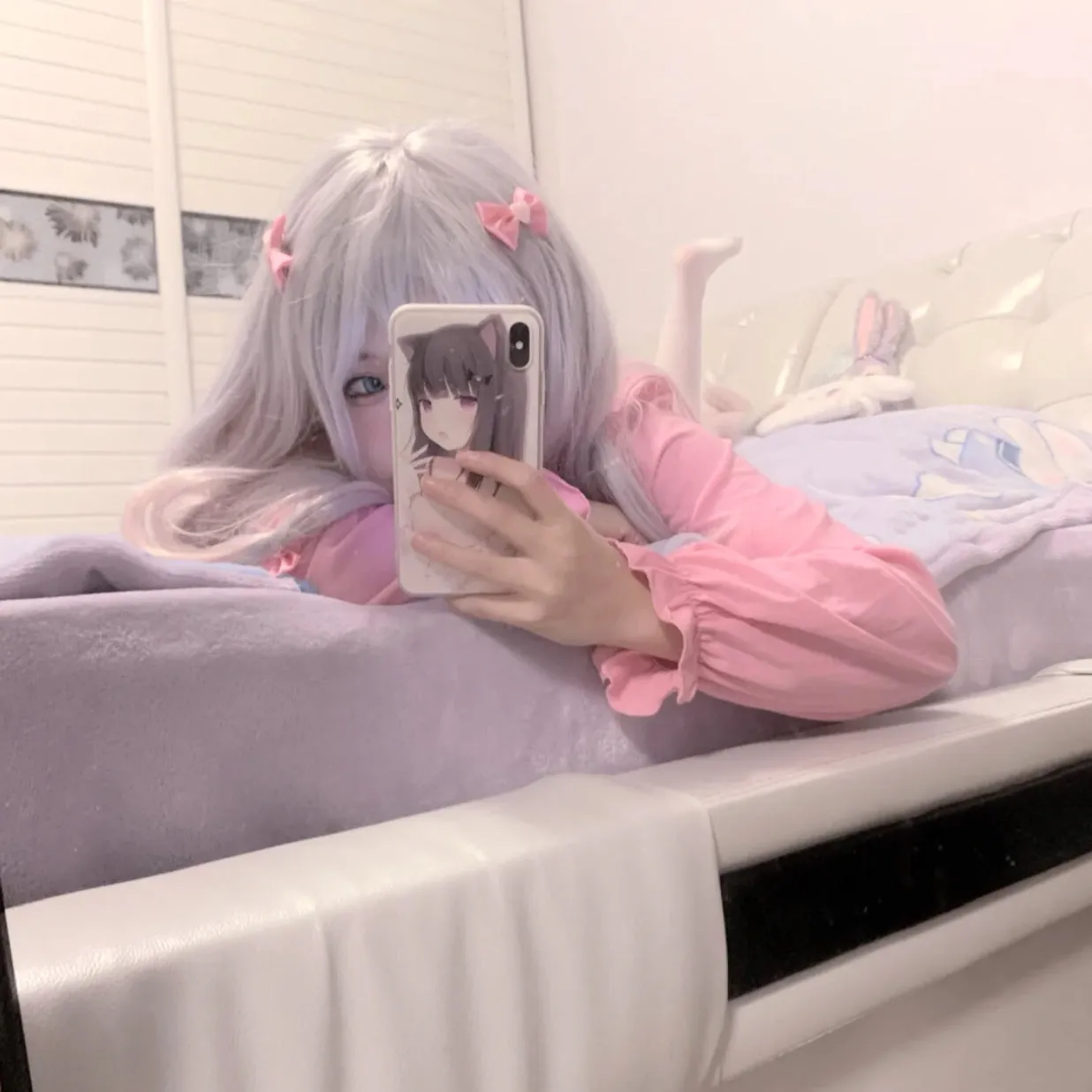 Cute anime cos wig PL51764