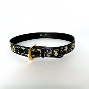 Dior Belt 65 Jacquard Oblique-Canvas