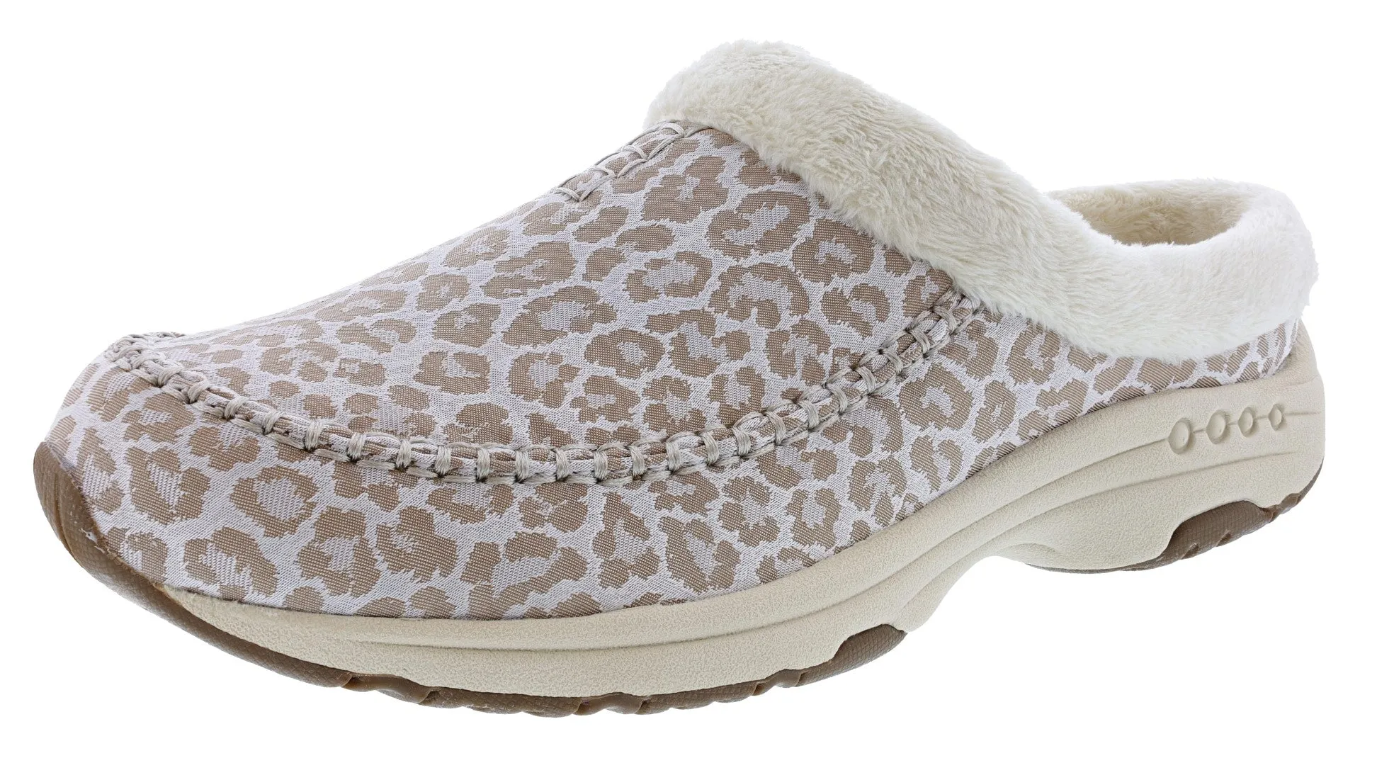 Easy Spirit Women's Travelfurr 2 Slip On Mule Clogs