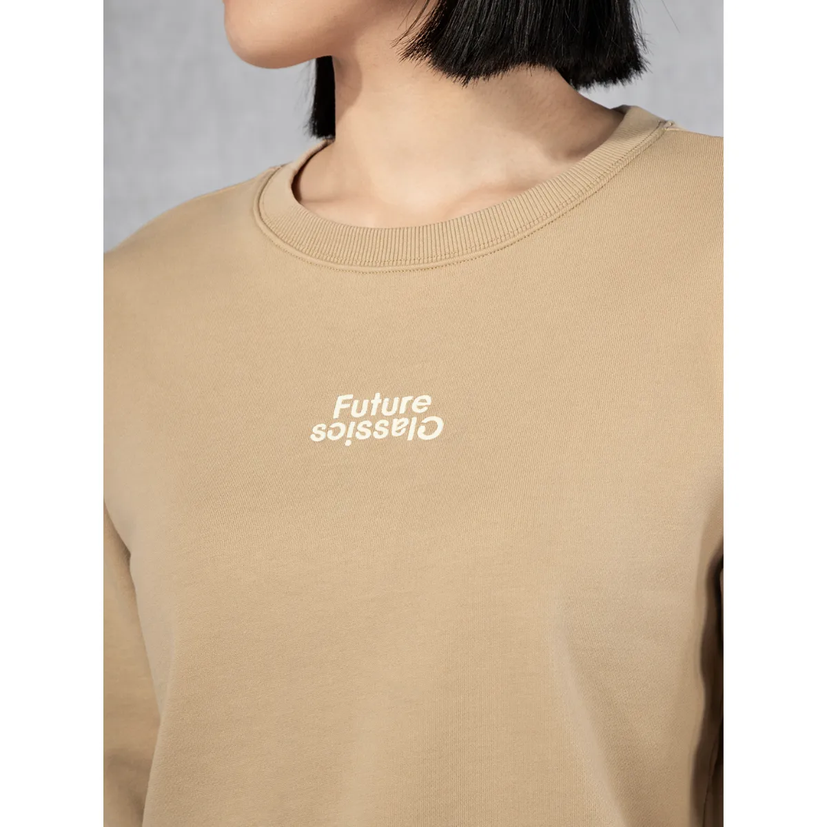 FC Cropped Sweatshirt Frappe