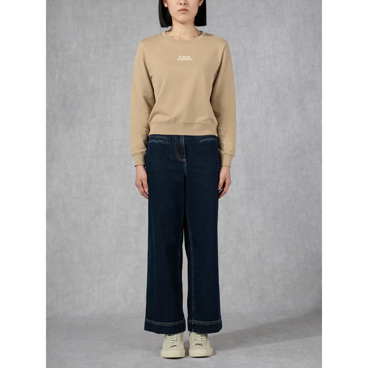 FC Cropped Sweatshirt Frappe