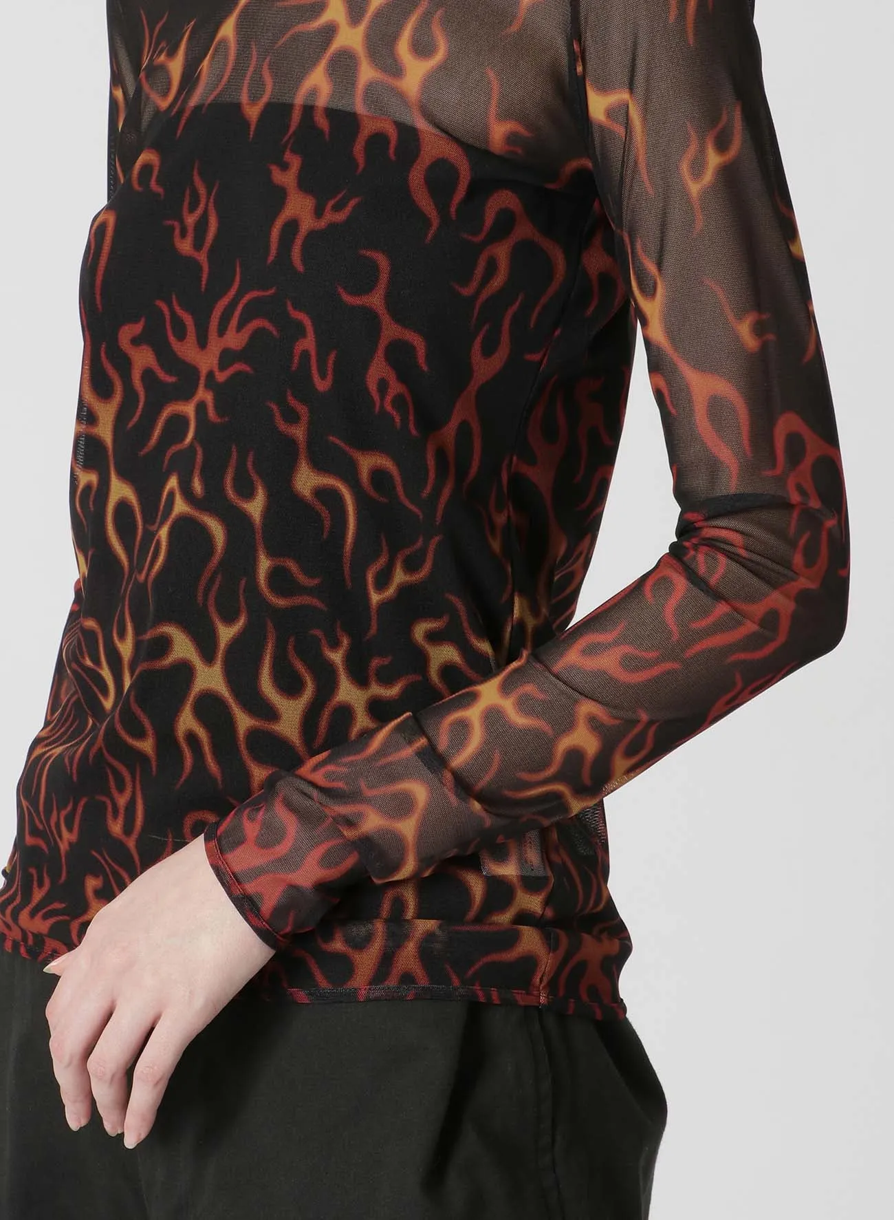 FIRE PRINT SLIM FIT TOP