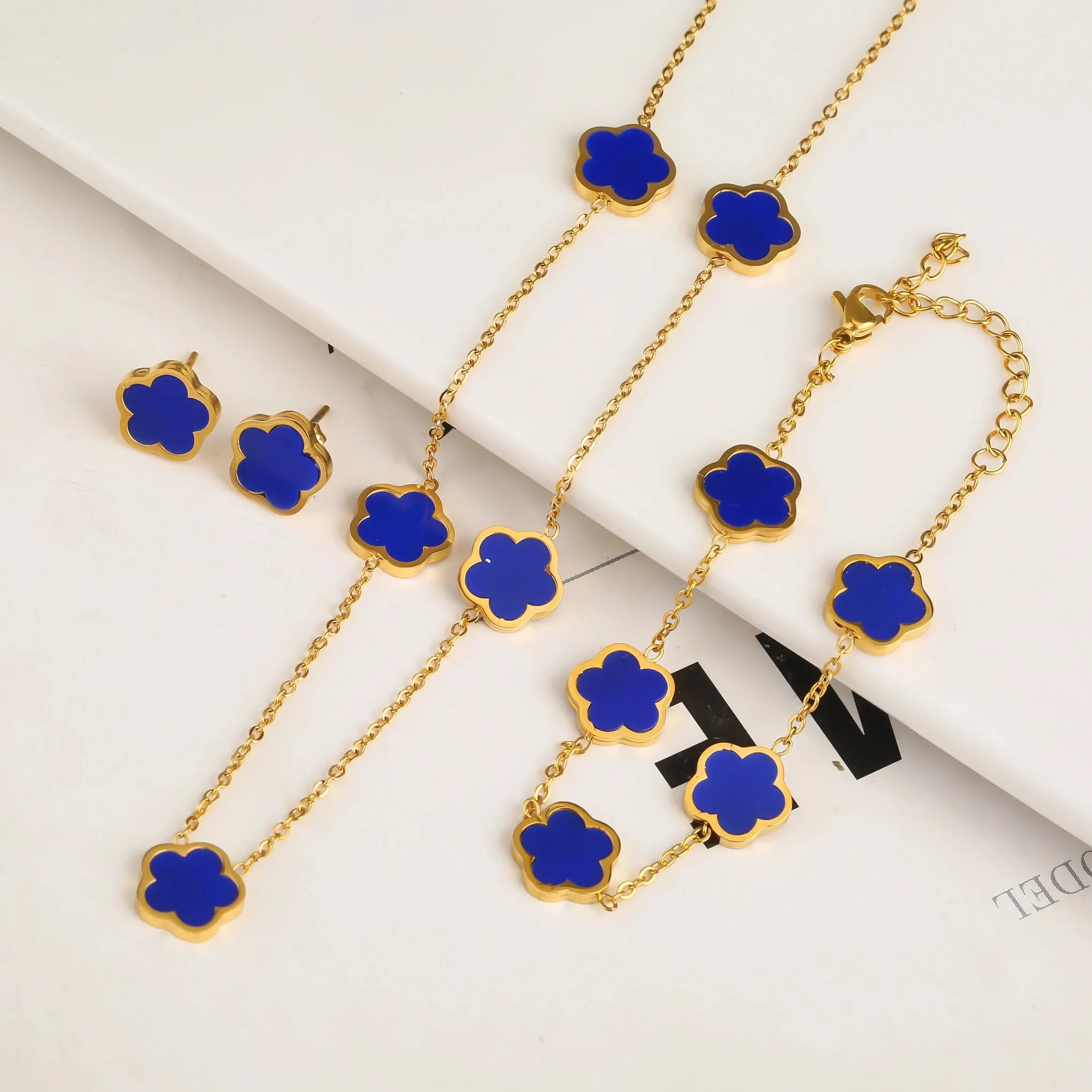 Flower Jewelry Set