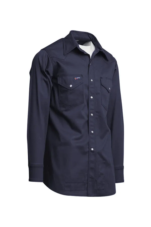 FR Western Shirt | 7oz. 100% Cotton | Navy