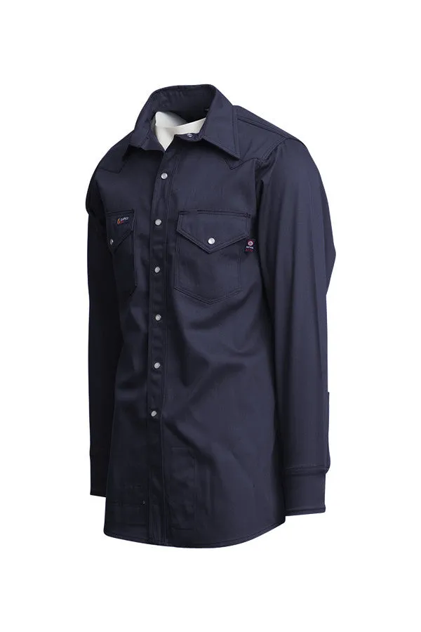 FR Western Shirt | 7oz. 100% Cotton | Navy