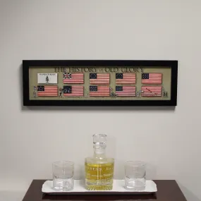 Framed History of the U.S. Flag