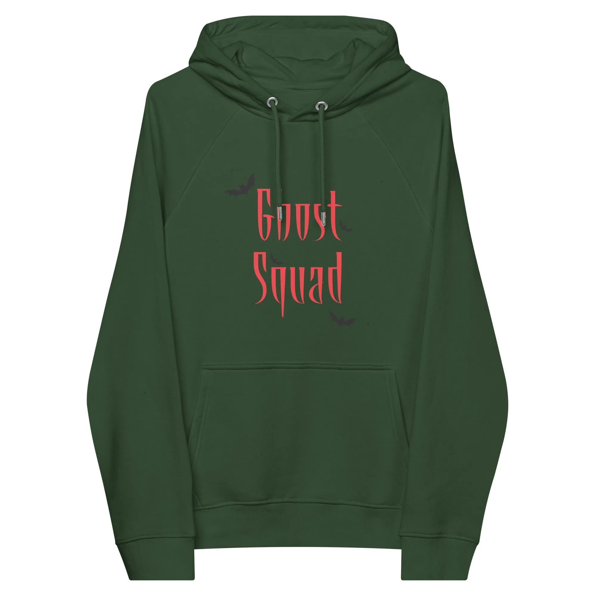 Ghost Squad Halloween Graphic Men Eco Raglan Hoodie