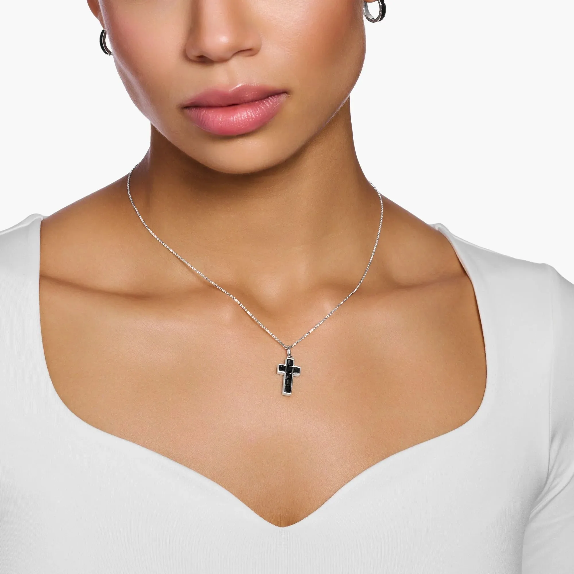 Heritage Black Cross Necklace