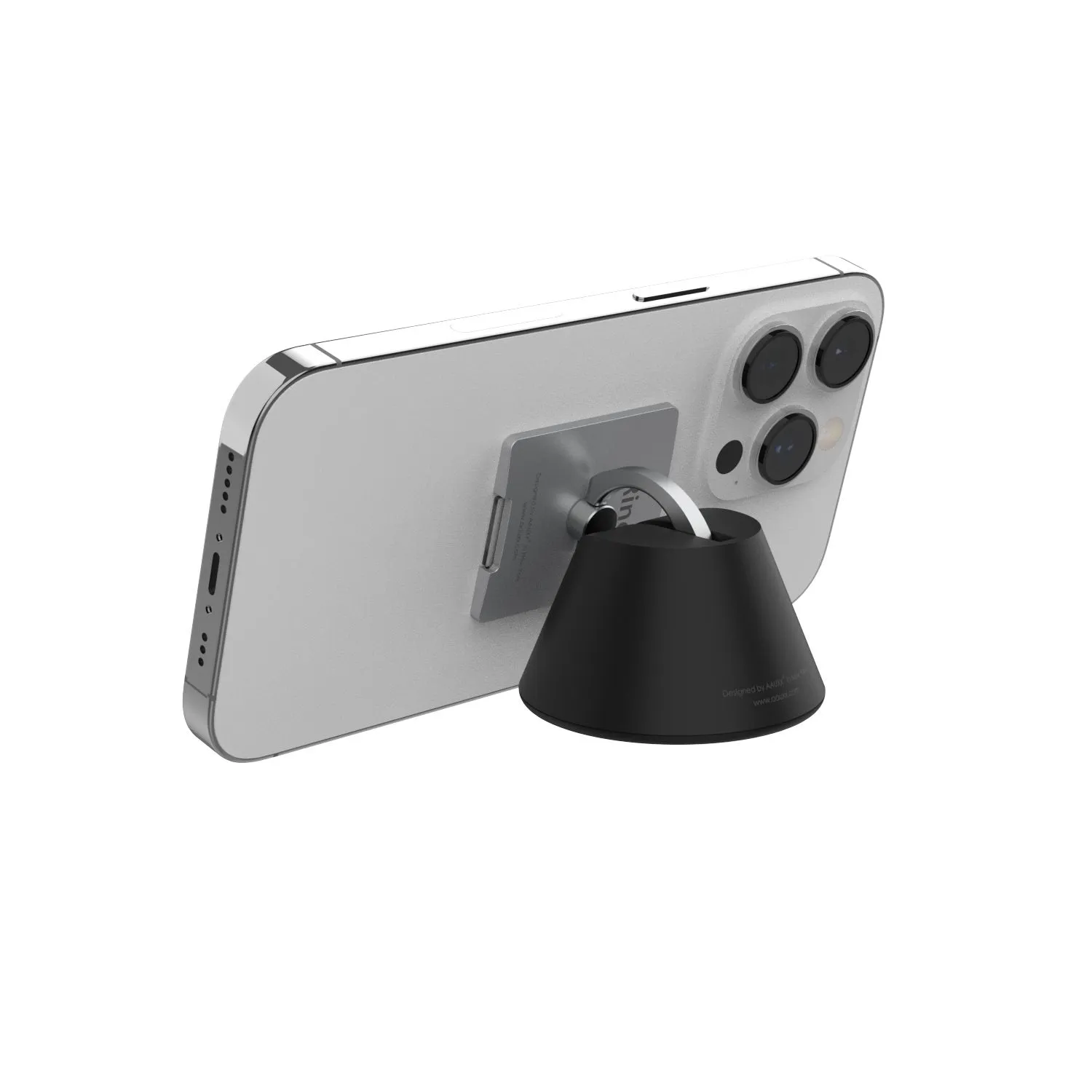 iRing® Link Dock Set - Car Phone Holder - Removable for wireless charging - 360-degree rotation - 180-degree tilt function