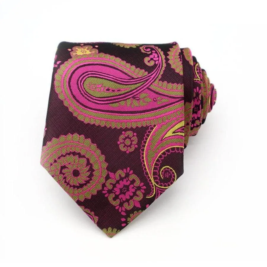 Jacquard Paisley Silk Tie