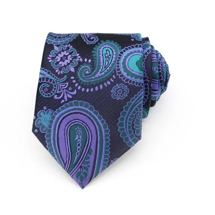 Jacquard Paisley Silk Tie