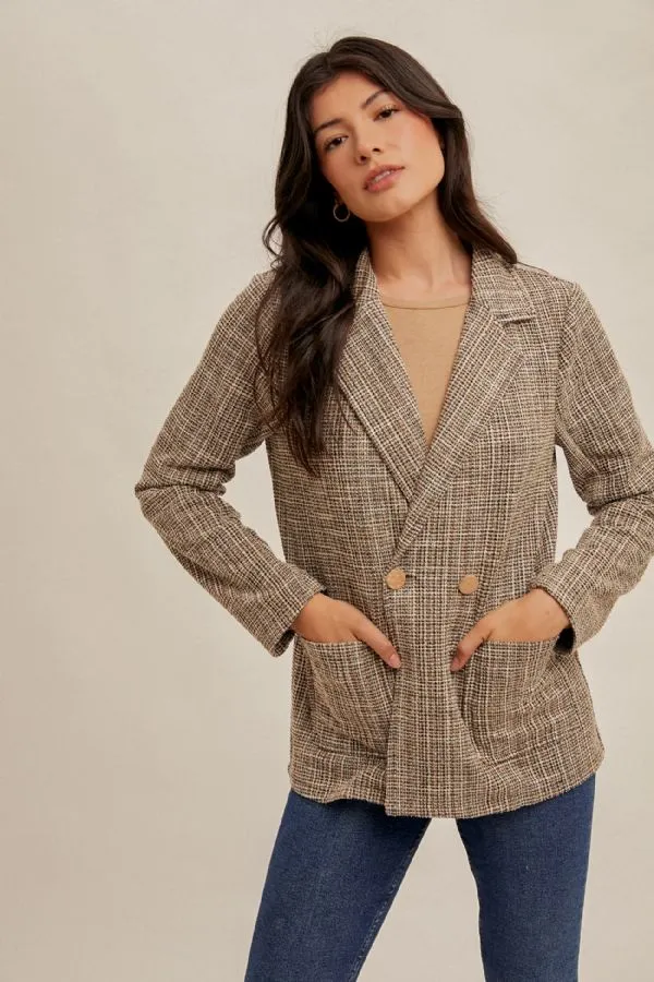 Jacquard Tweed Blazer