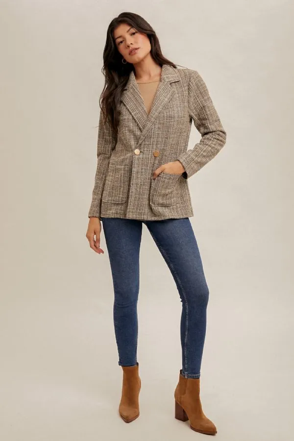 Jacquard Tweed Blazer