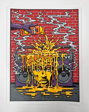 Jimbo Phillips x Juice WRLD "Orange Juice" Print