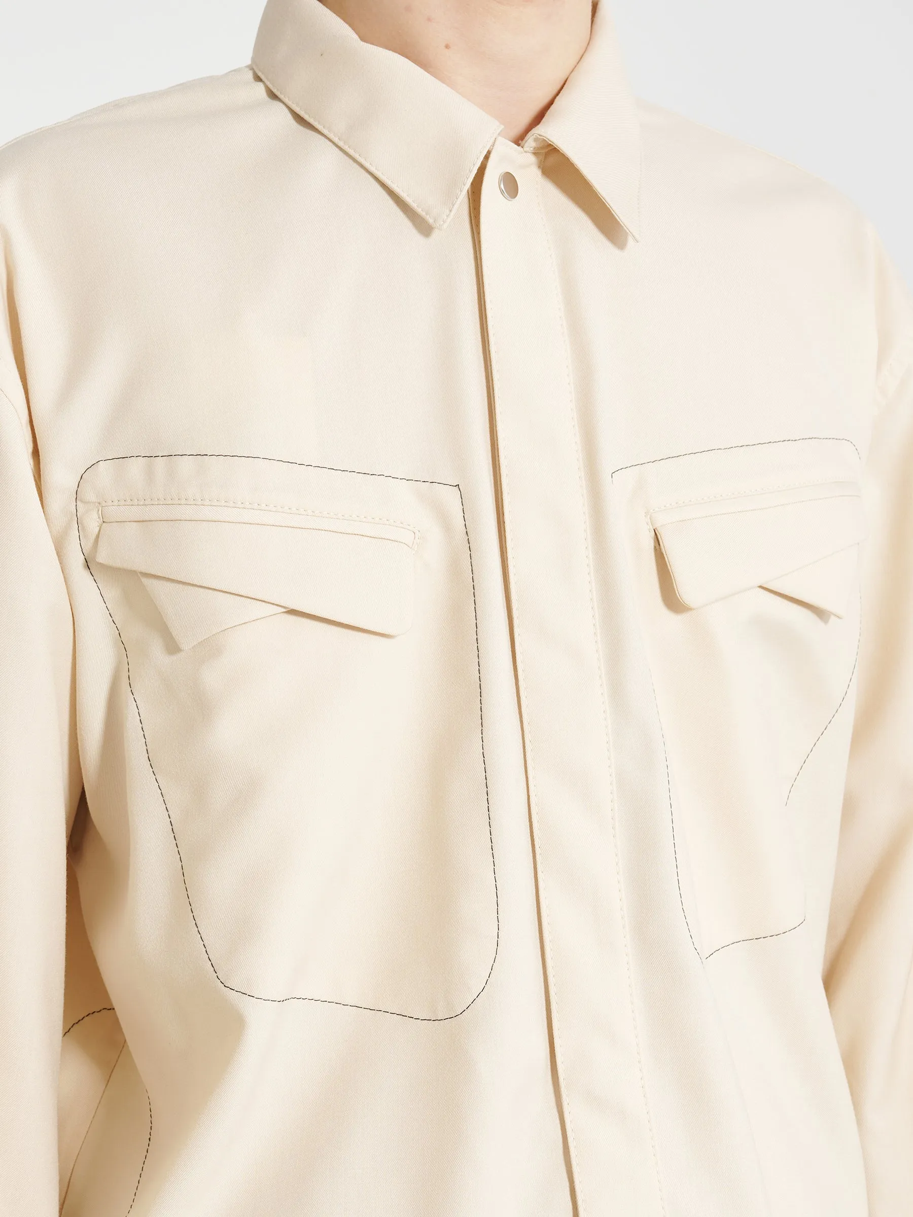 _J.L-A.L_ Sintan Blouson Cream