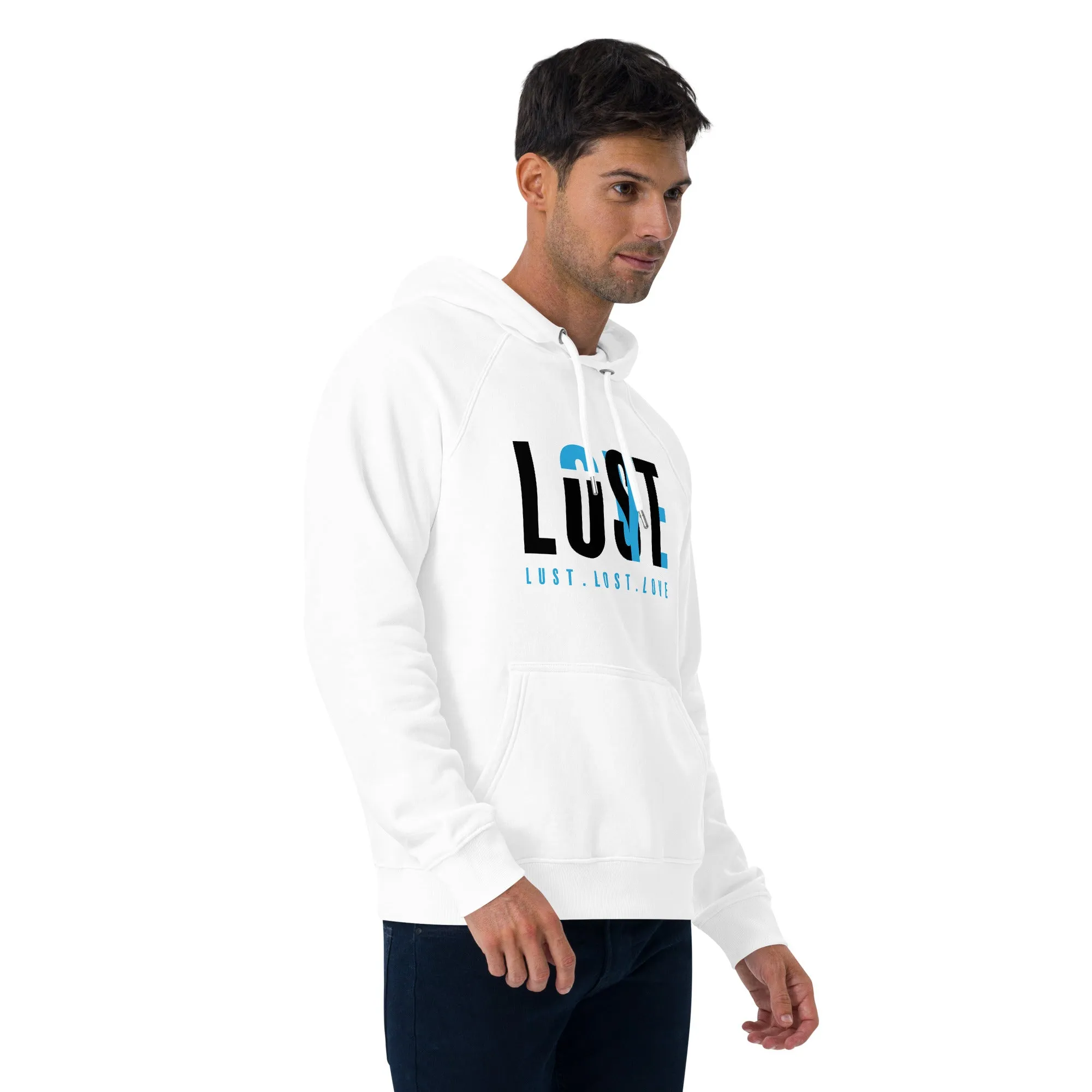 L3 Typography Graphic Men Eco Raglan Hoodie