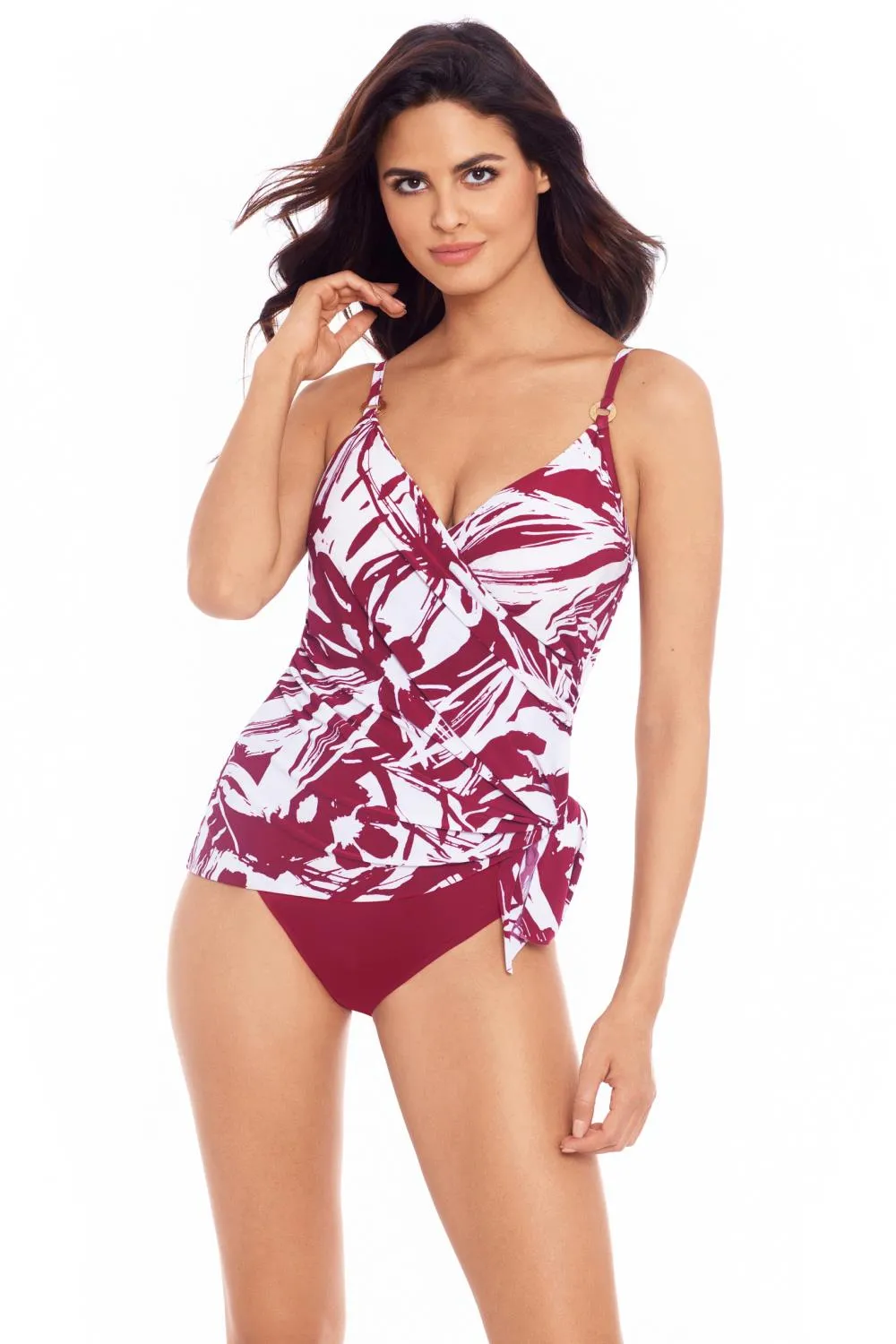 Magicsuit Impressionist Willow Swimdress, Cherry (6010625)