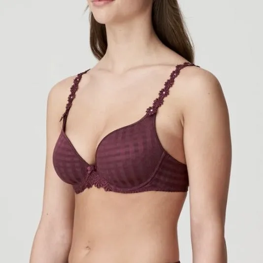 Marie Jo Avero Padded Heart Shaped Bra in Wine 0100416  $154.00