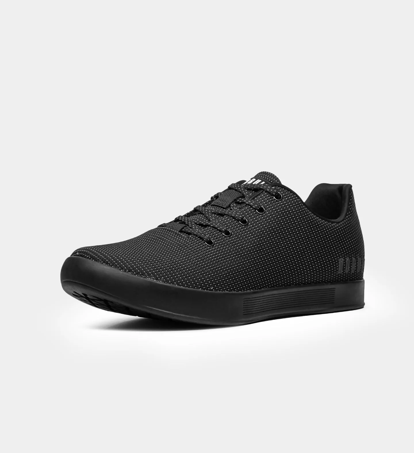 Men's Black Reflective Woven Cupsole Trainer