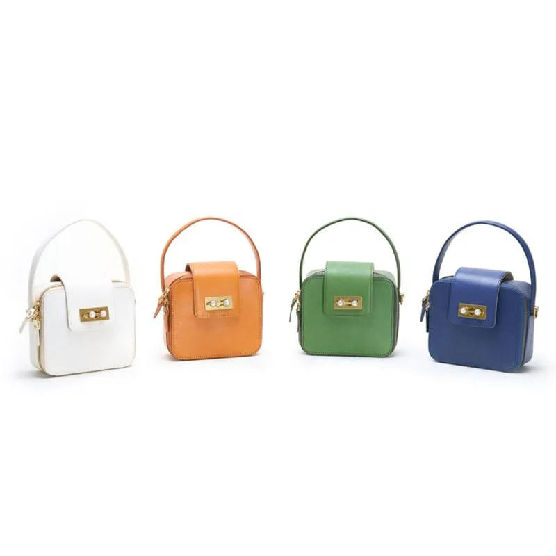 Mini Minimalist Buckle Decor Square Bags Bag