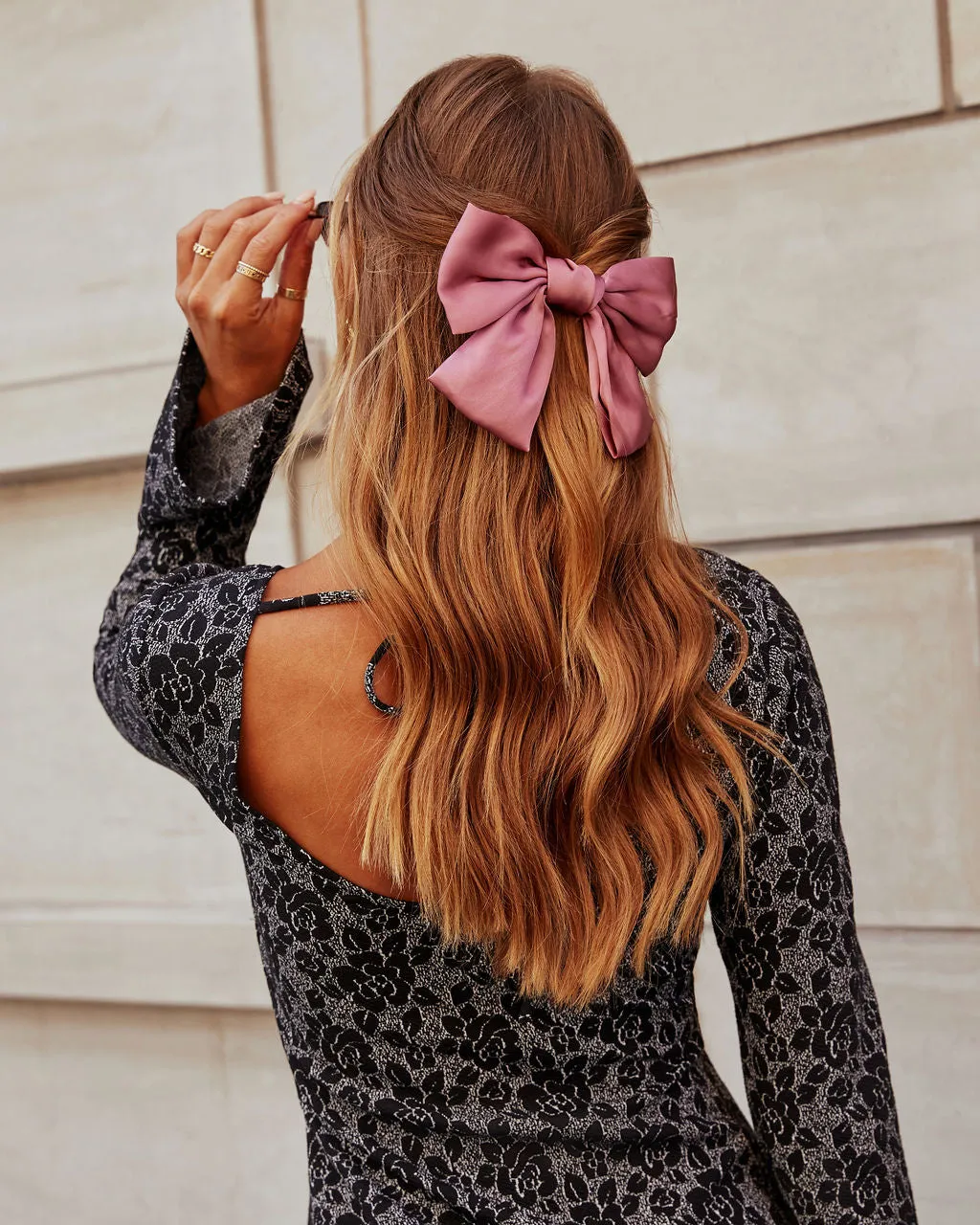 Minny Satin Bow Barrette