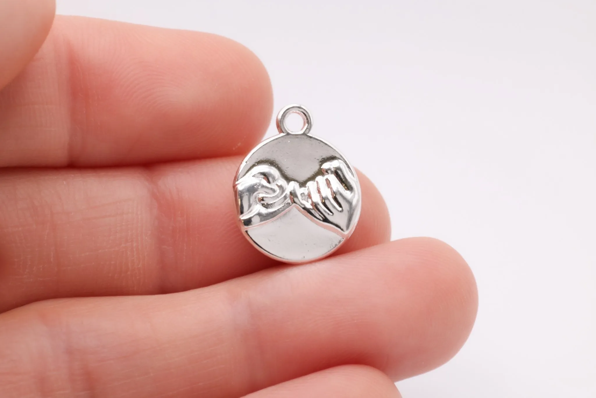 Pinky Swear Charm, 925 Sterling Silver, 662