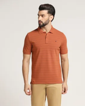 Polo Rust Orange Stripe T-Shirt - Pip