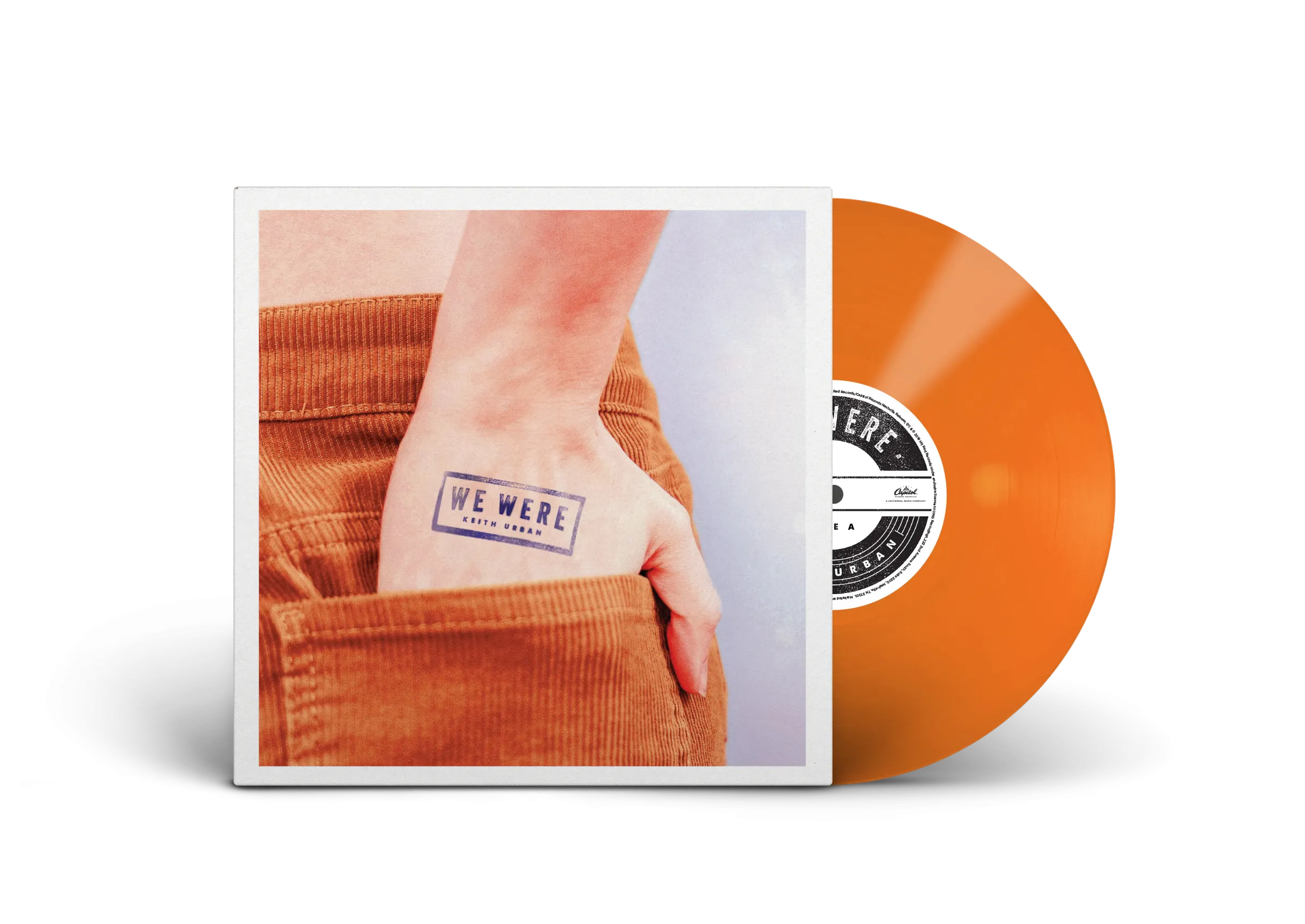 "We Were" Orange Cover with Orange 7" Vinyl